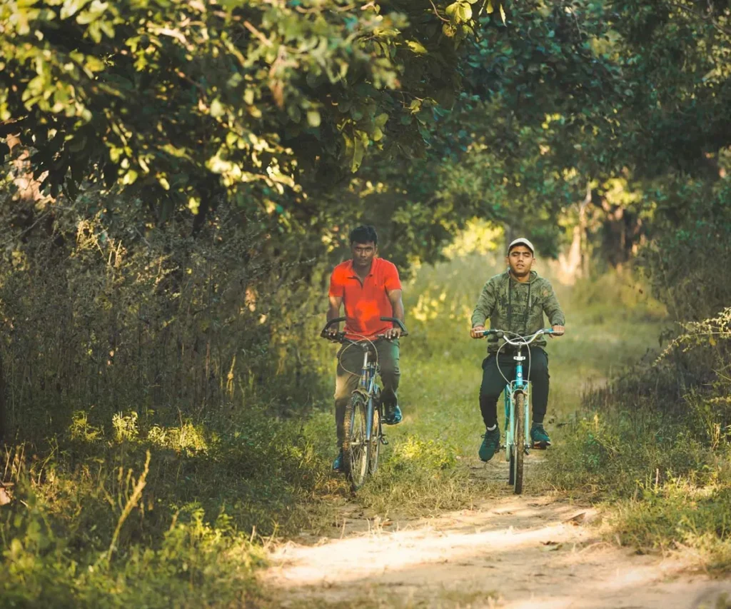 Guided Cycling Along With In House Naturalists